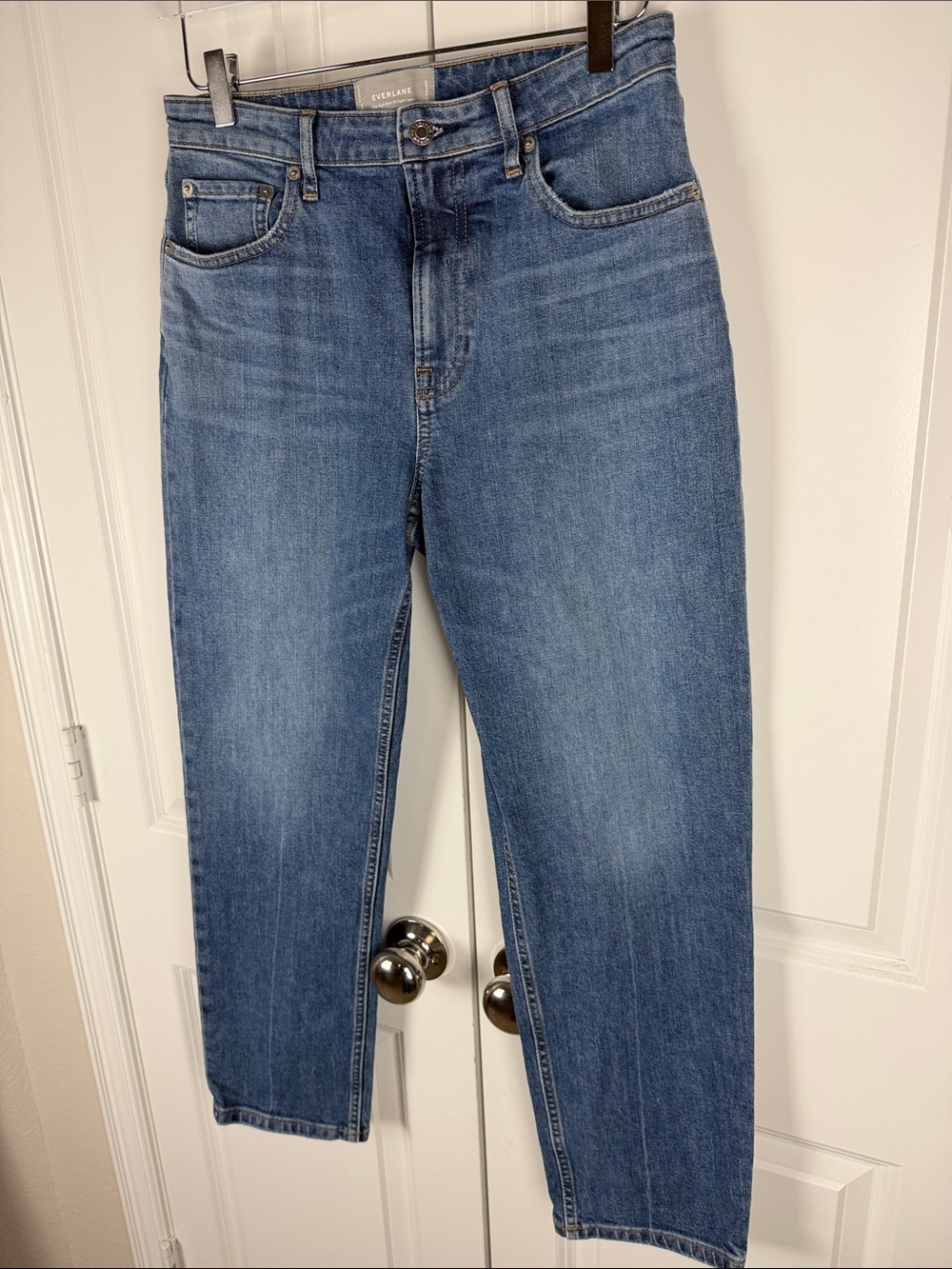 Everlane High Rise Straight Leg Jeans - Picture 4 of 9
